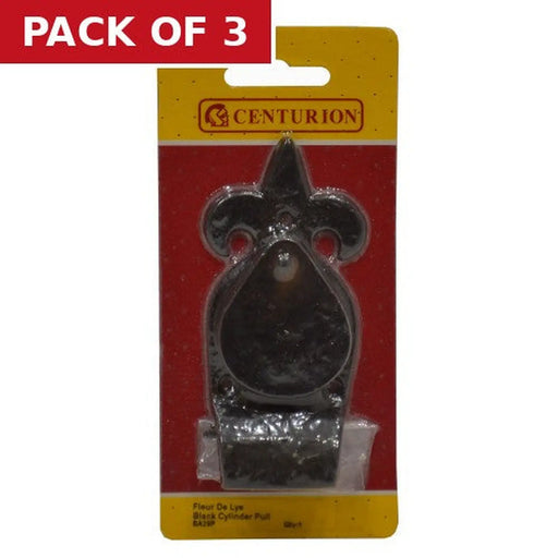 125mm x 56mm (5" x 2 1/4") Tudor Fleur De Lys Cylinder Pull - Pack of 3