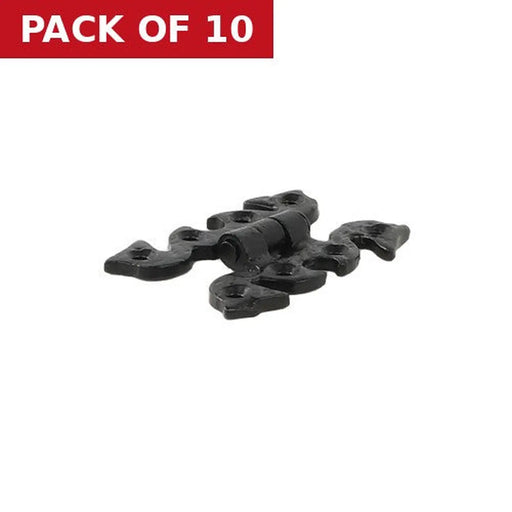 83mm x 41mm (3 1/4" x 1 5/8") Tudor Snake Hinge 1 pair - Pack of 10