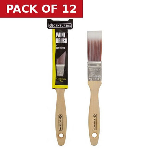 Craftsman Pro Paint Brush, 25mm / 1" - Pack of 12
