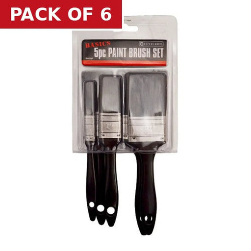 Basic Paint Brush Set, Set of 5 - Pack of 6