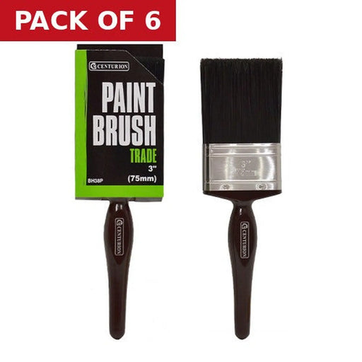 Trade Paint Brush, 75mm / 3" - Pack of 6
