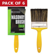Trade Masonry Brush, 100mm / 4" - Pack of 6