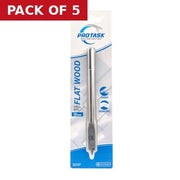 Protask 10mm Fast Cutting Flat Wood Bit - Pack of 5