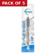 Protask 16mm Fast Cutting Flat Wood Bit - Pack of 5