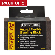 Abrasives Angled Sanding Block, 97 x 67 x 27mm - Pack of 5
