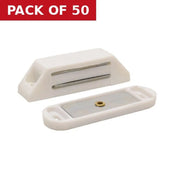 59mm White Large Magnetic Catch - Pack of 50