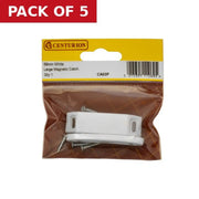 59mm White Large Magnetic Catch - Pack of 5