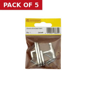 40mm CP Solid Brass Showcase Catch - Pack of 5