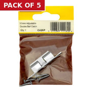 50mm CP Adj Double Ball Catch - Pack of 5