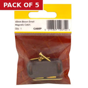 43mm Brown Small Magnetic Catch - Pack of 5
