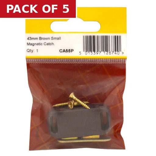 43mm Brown Small Magnetic Catch - Pack of 5