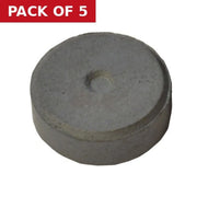 14mm Diameter x 5mm Isotropic Ferrite  Magnet (Pack of 4) - Pack of 5