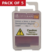 24 x 9 x 2mm Neodymium Super Magnet - Pack of 5