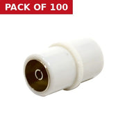 6mm White Cable Clip-CC03L - Pack of 100