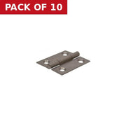 Steel Butt Hinges, 40mm - Pack of 10