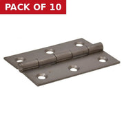 Steel Butt Hinges, 65mm - Pack of 10