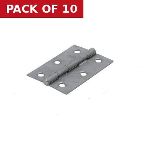 Steel Butt Hinges, 75mm - Pack of 10