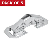 Sprung Easy On Hinge Zinc Plated 97mm - Pack of 5