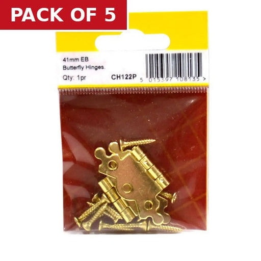 41mm (1 5/8") EB Butterfly Hinge (1 pair) - Pack of 5