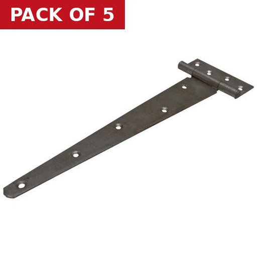 Heavy Galvanised Scotch Tee Hinge, 300mm - Pack of 5