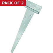 Heavy Galvanised Scotch Tee Hinge, 400mm - Pack of 2