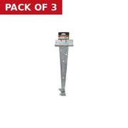 400mm (16") Galvanised Heavy Scotch Tee Hinges (1 pair) - Pack of 3