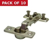 Sprung Concealed Hinges 95°, Nickel Plated, 26mm, Loose - Pack of 10
