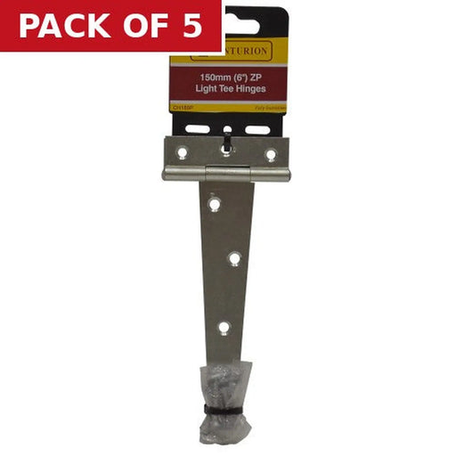 150mm (6") ZP Light Tee Hinges   (1 pair) - Pack of 5