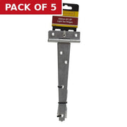 Light Tee Hinges, Zinc Plated, 201mm - Pack of 5