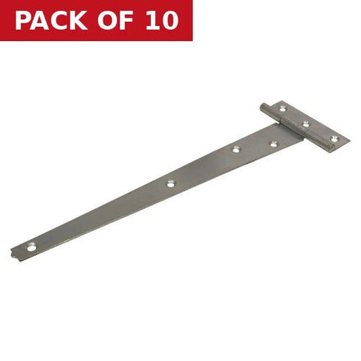 250mm (10") ZP Light Tee Hinges   (1 pair) - Pack of 10