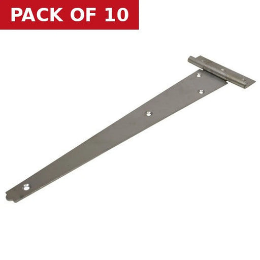 Light Tee Hinges, Zinc Plated, 300mm - Pack of 10