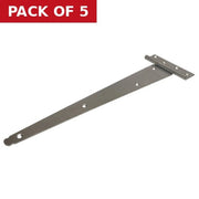 350mm (14") ZP Medium Tee Hinges   (1 pair) - Pack of 5
