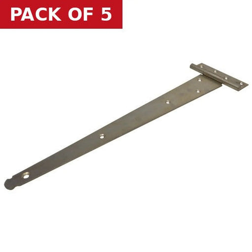 Medium Tee Hinges, Zinc Plated, 400mm - Pack of 5