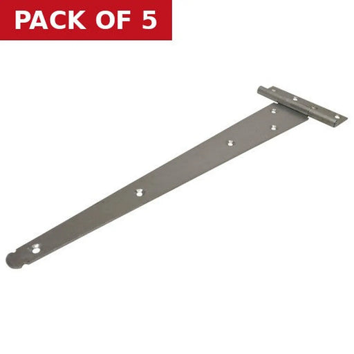 Medium Tee Hinges, Zinc Plated, 450mm - Pack of 5