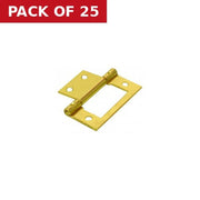 50mm EB Flush Hinges (1 pair) - Pack of 25