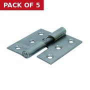 75mm (3") SC Left Hand 466 Pattern Steel Rising Butt Hinges (1 pair) - Pack of 5