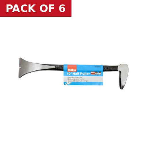 Hilka Nail Puller Pry Bar, 10" - Pack of 6