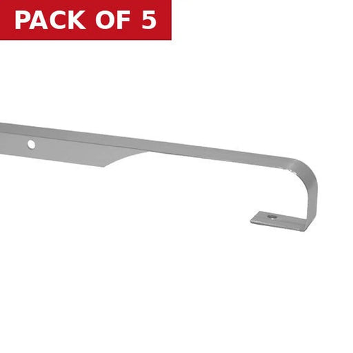 40mm Straight Worktop Jointing Section - Matt Silver - Pack of 5