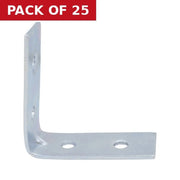 100mm ZP Corner Brace - Pack of 25