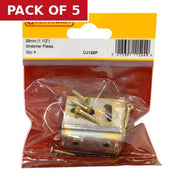 38 x 28mm ZP Stretcher Plate (Pack of 4) - Pack of 5