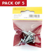 19mm x 19mm ZP Steel Bracket (Pack of 4) - Pack of 5