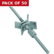 150mm Worktop Connector - Zinc Plated - Pack of 50