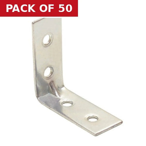 38mm ZP Corner Brace - Pack of 50