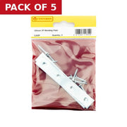 100mm ZP Mending Plate (Pack of 2) - Pack of 5