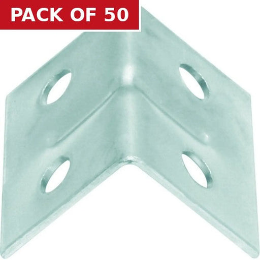 20 x 20 x 29mm BZP Angle Bracket - Pack of 50