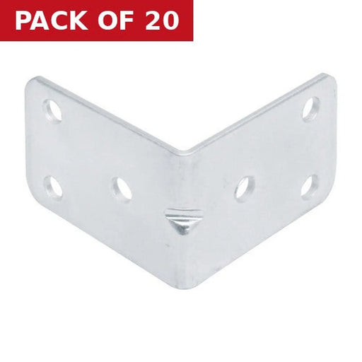 50 x 50 x 36mm BZP Heavy Duty Bracket - Pack of 20