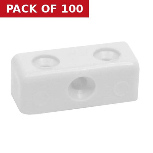 White Modesty Blocks - Pack of 100