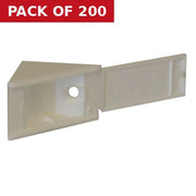 White Rigid Joints - Pack of 200