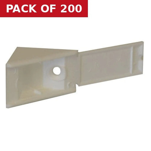 White Rigid Joints - Pack of 200