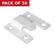 36 x 35mm ZP Flush Mount Fittings - Pack of 50